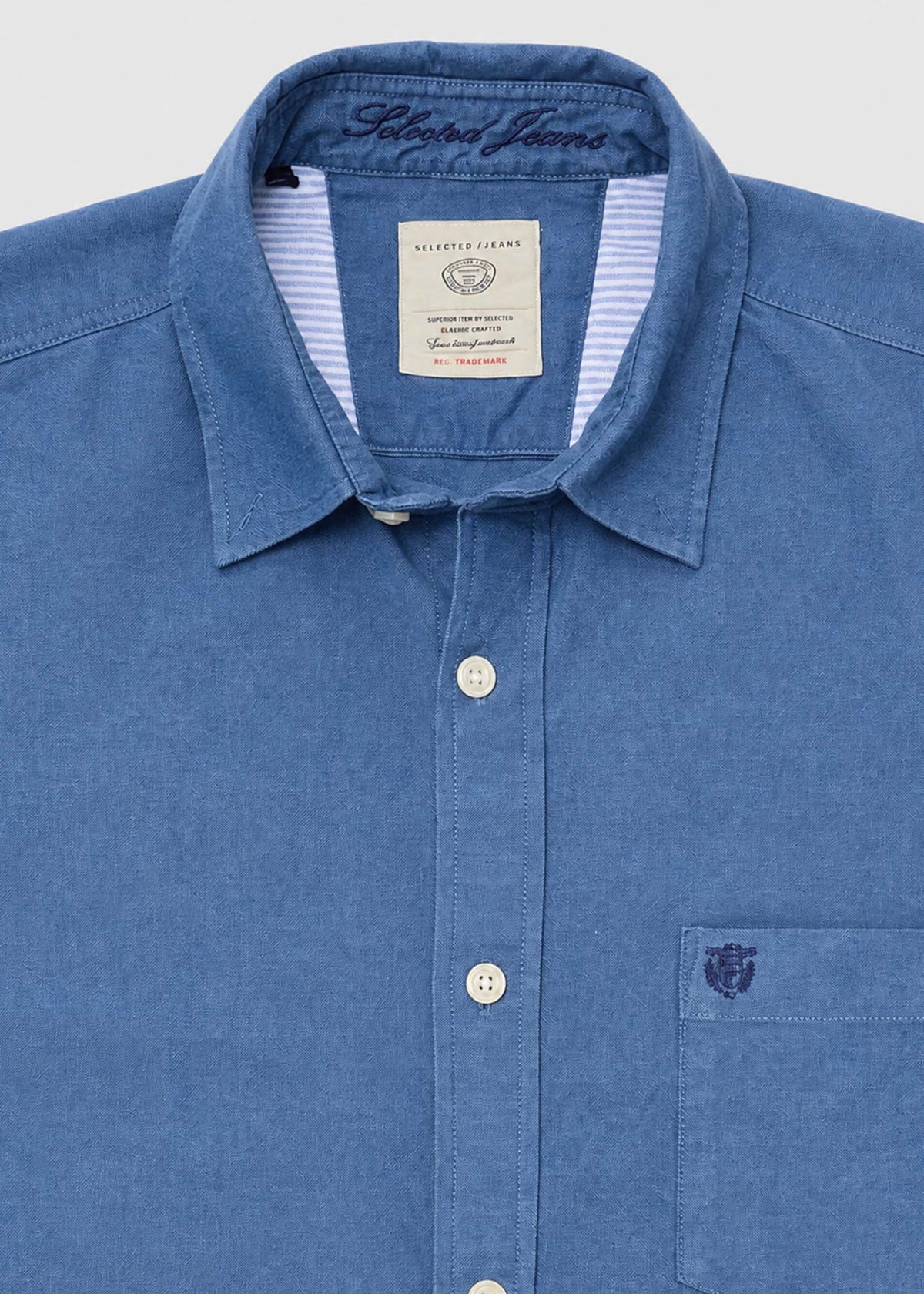 2Pac Graphic Shirt – Blue Corduroy