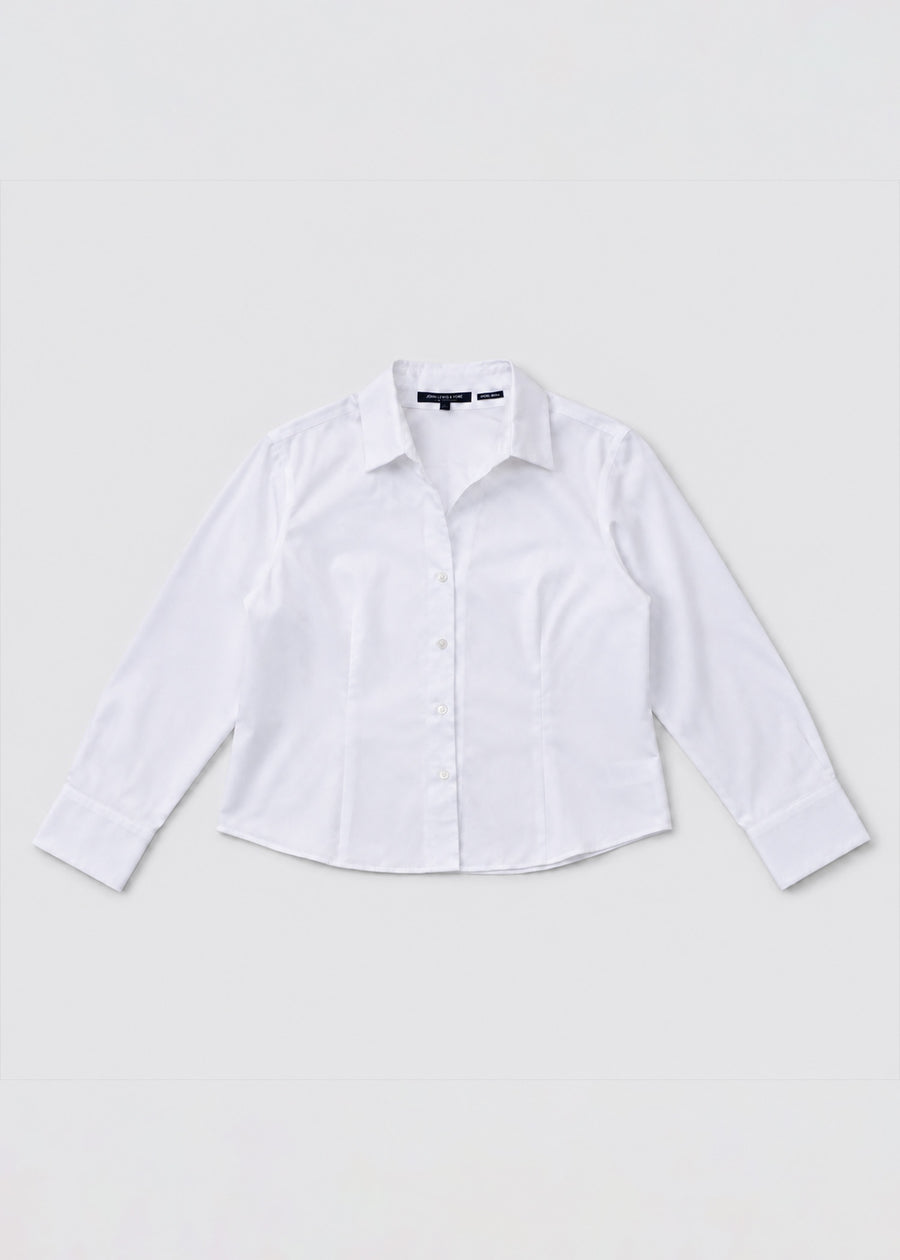 Jones New York White Button-Down Shirt