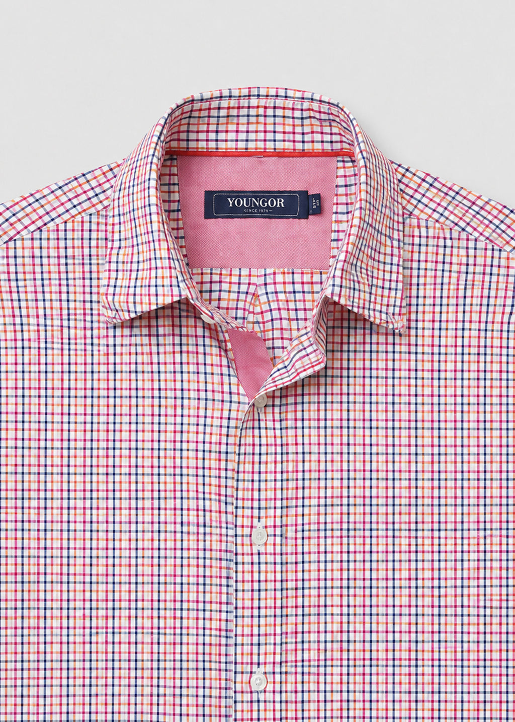 Pink Long-Sleeve Button-Down Shirt