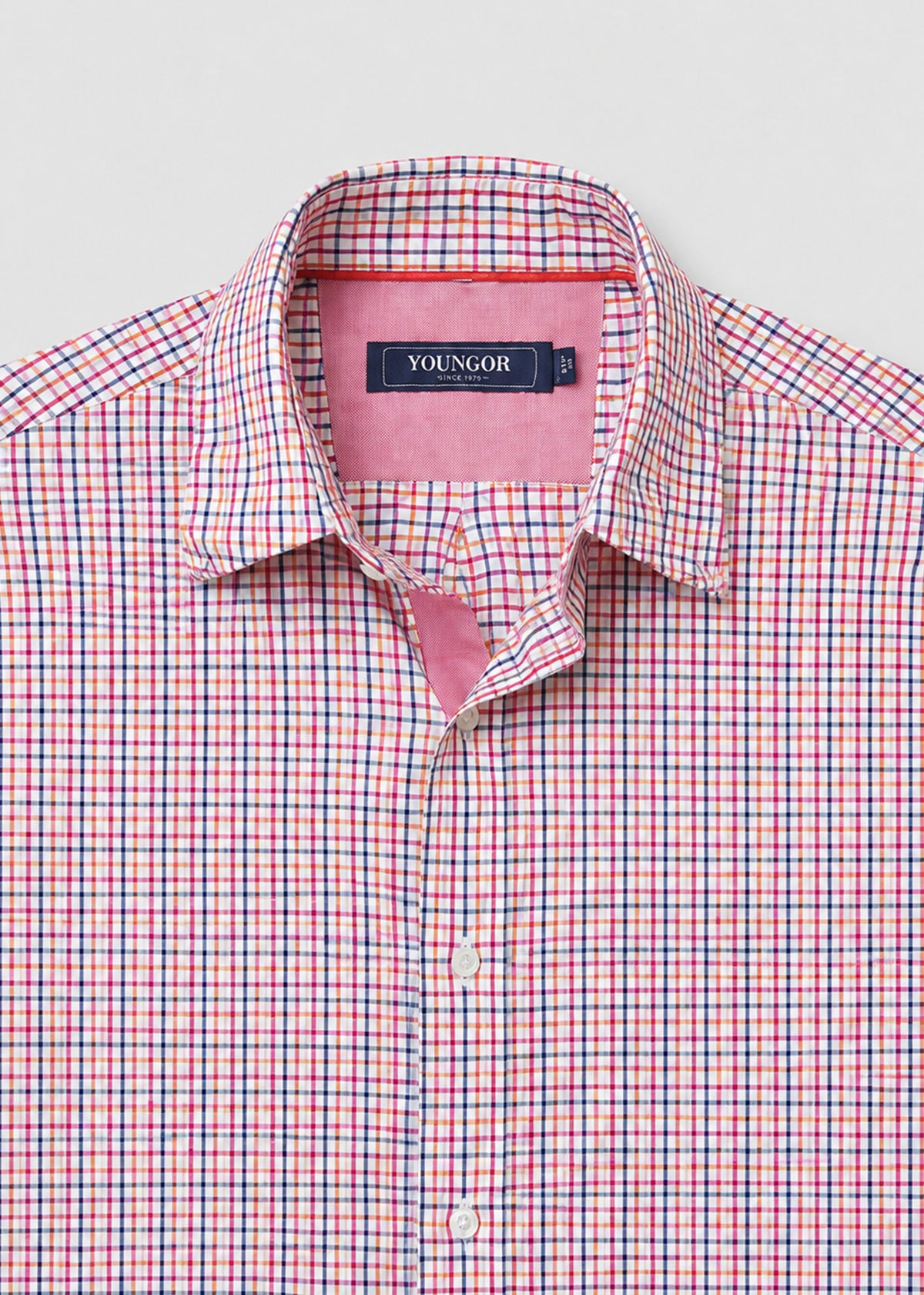 Pink Long-Sleeve Button-Down Shirt