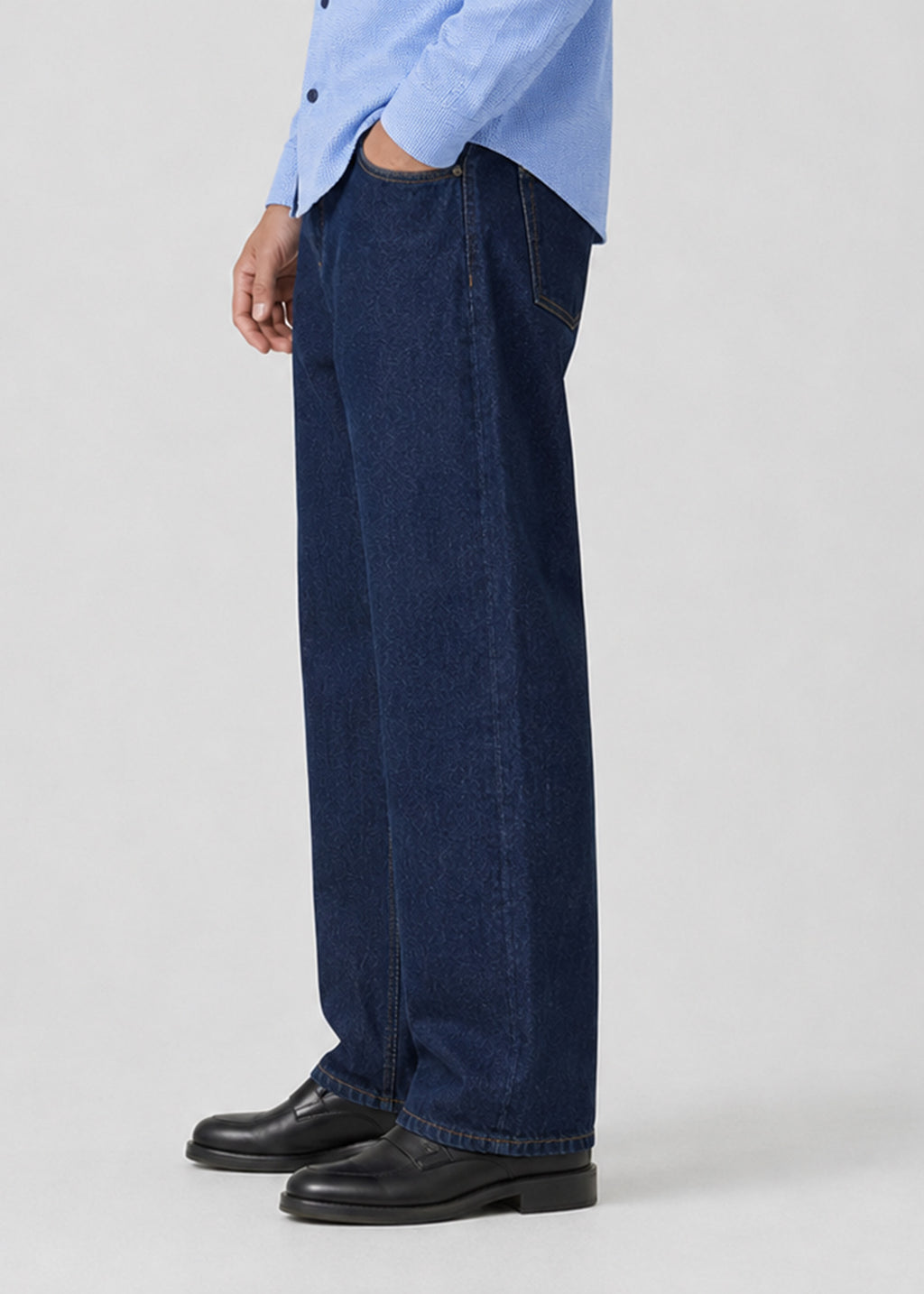 Studio Stwo Dark-Indigo Wide-Leg Jeans