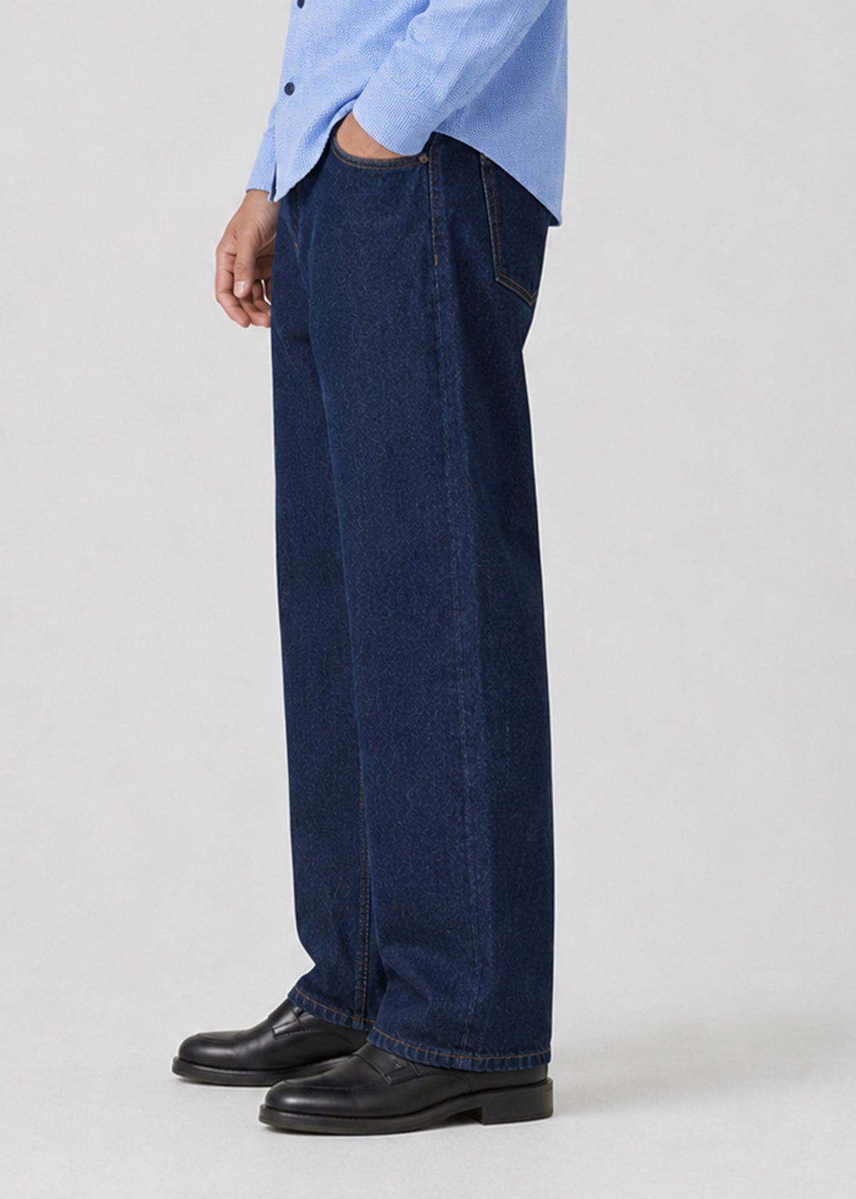 Studio Stwo Dark-Indigo Wide-Leg Jeans