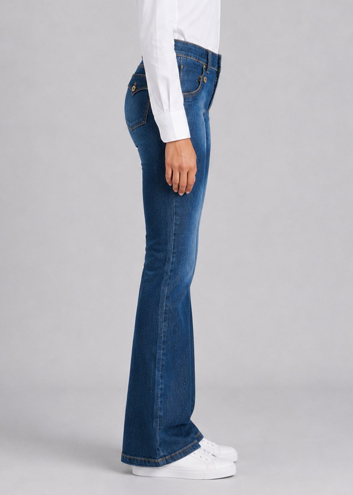 D&G Dolce & Gabbana Dark-Wash Bootcut Jeans
