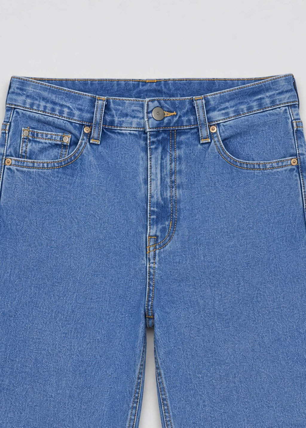 Gerry Weber light-wash jeans waistband pocket and button detail
