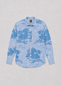 G-Star RAW Blue Tropical Palm Printed Shirt