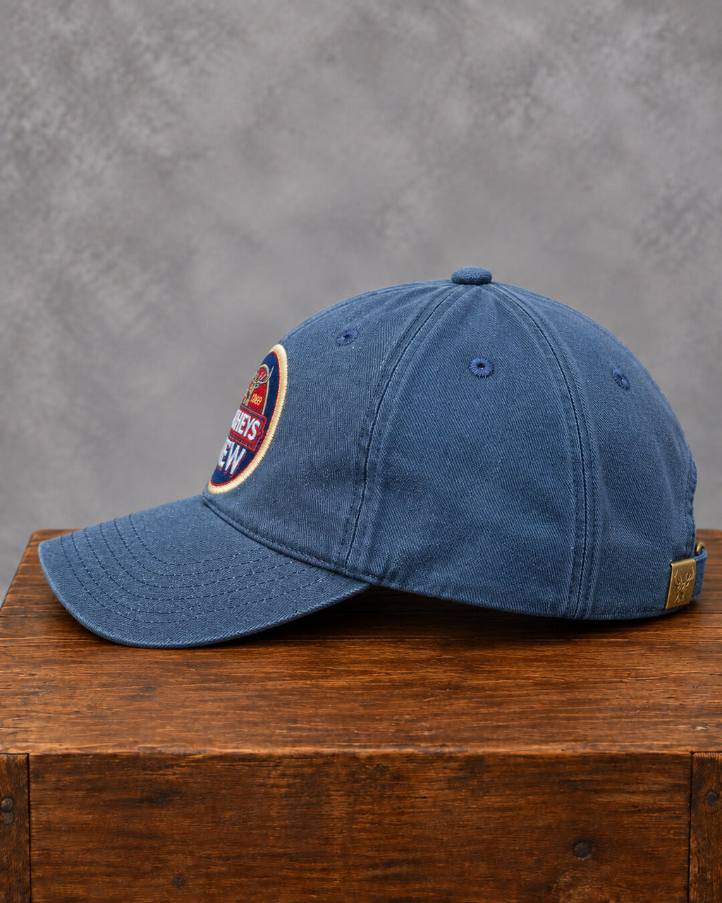 Blue Tooheys New Patch Cap, side view