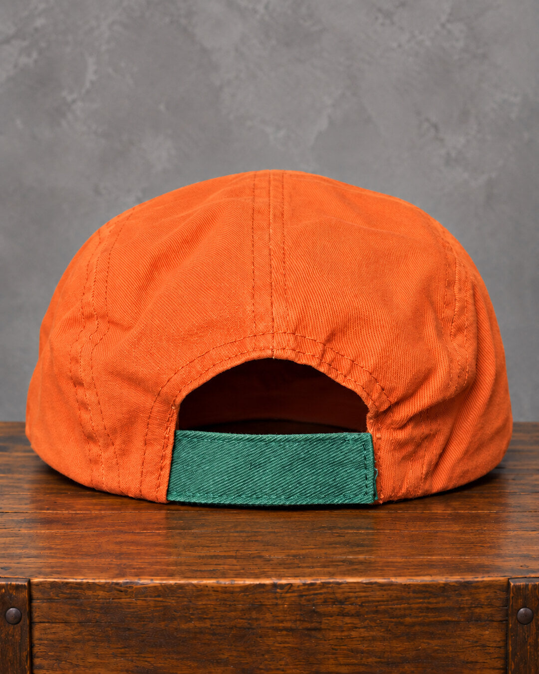 Orange Pennant Embroidered Cap, back adjustable strap